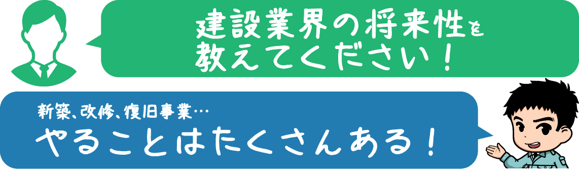 ゼネコン業界の将来性を教えてください