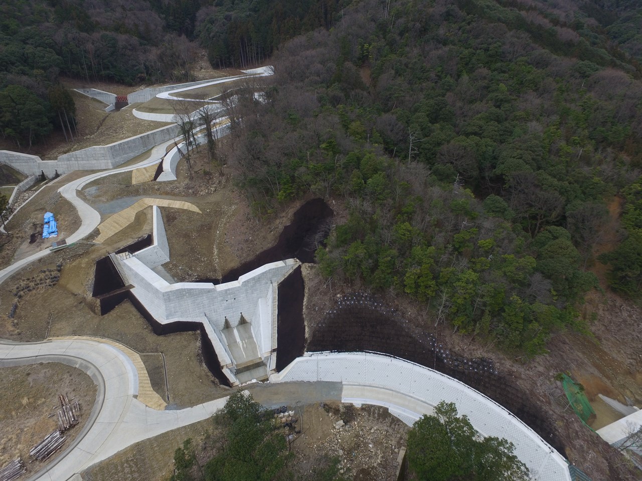 写真：広島西部山系八木１号砂防堰堤