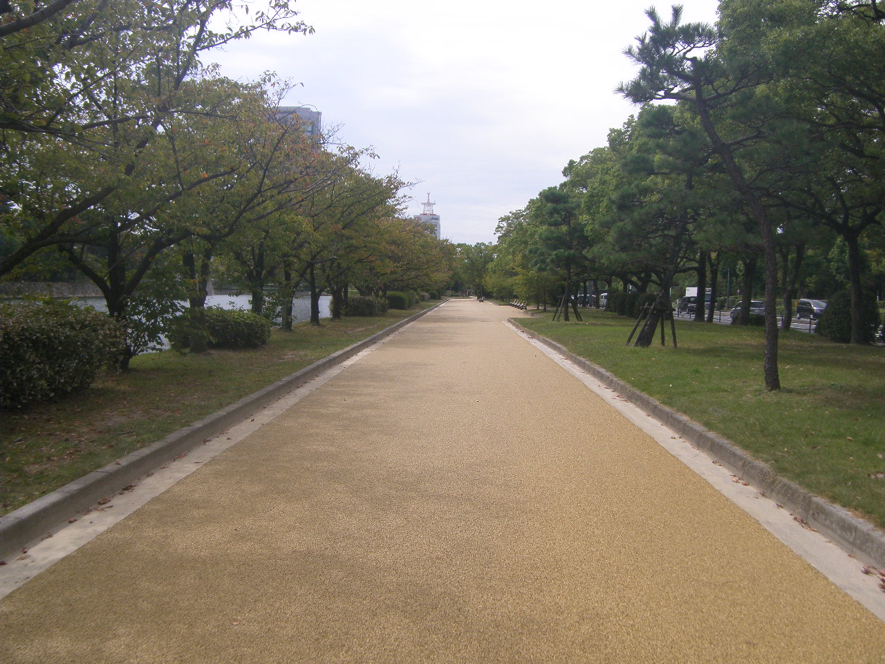 写真：中央公園遠路舗装改良工事