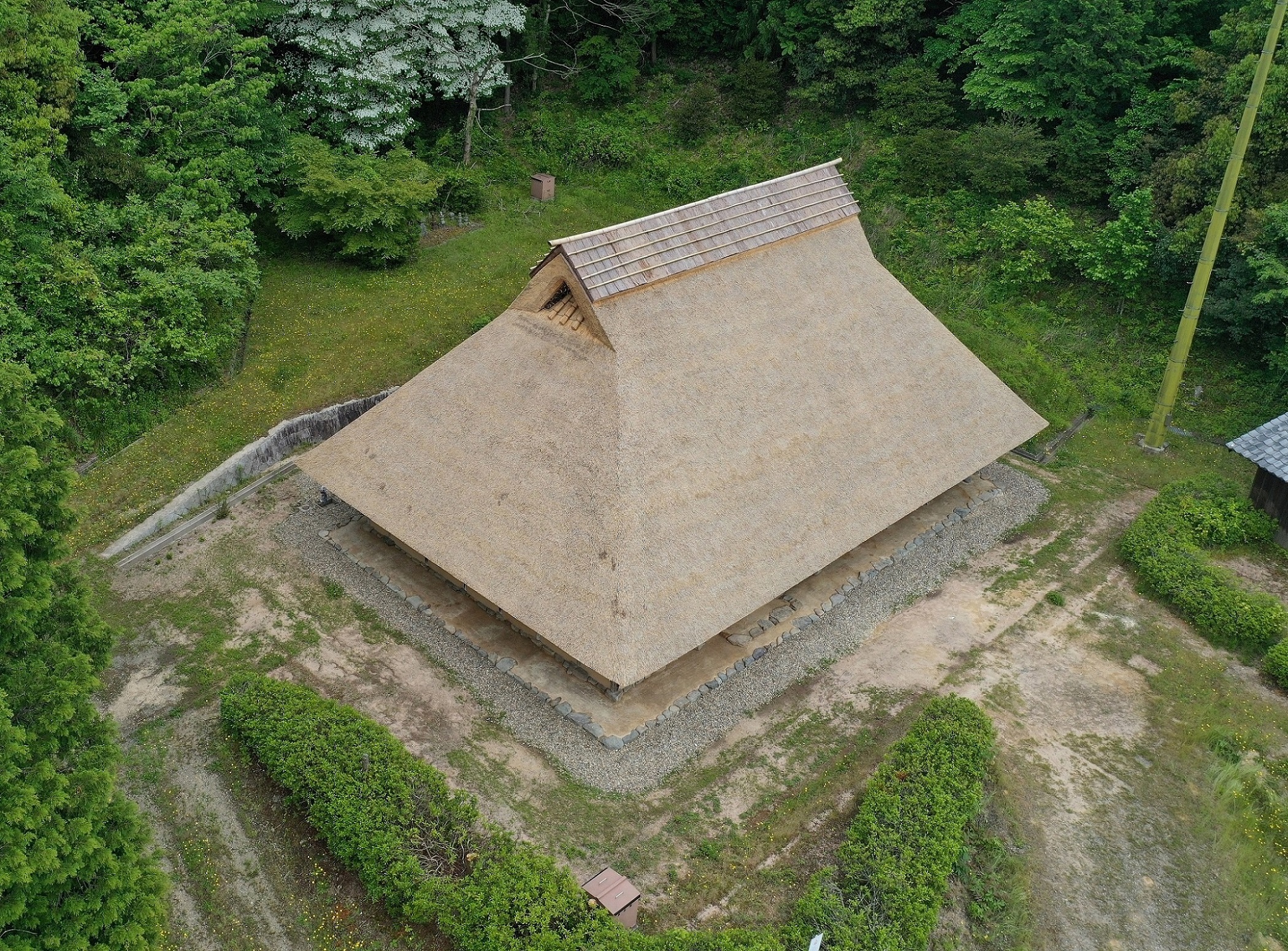 写真：重要文化財 旙山家住宅保存修理工事