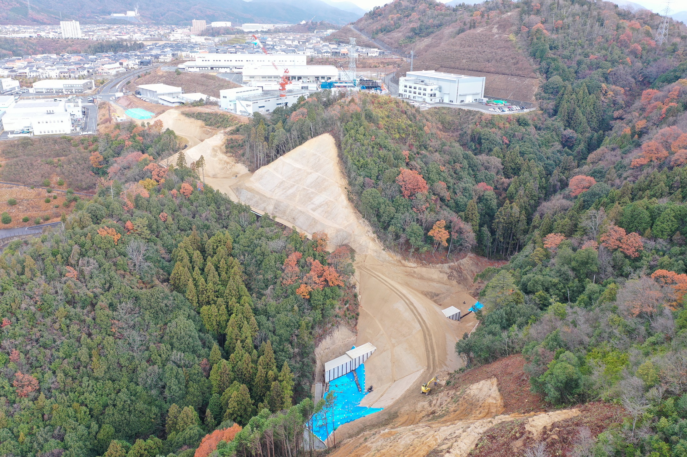 写真：西風新都環状線（梶毛南工区）道路新設工事（３０－２）