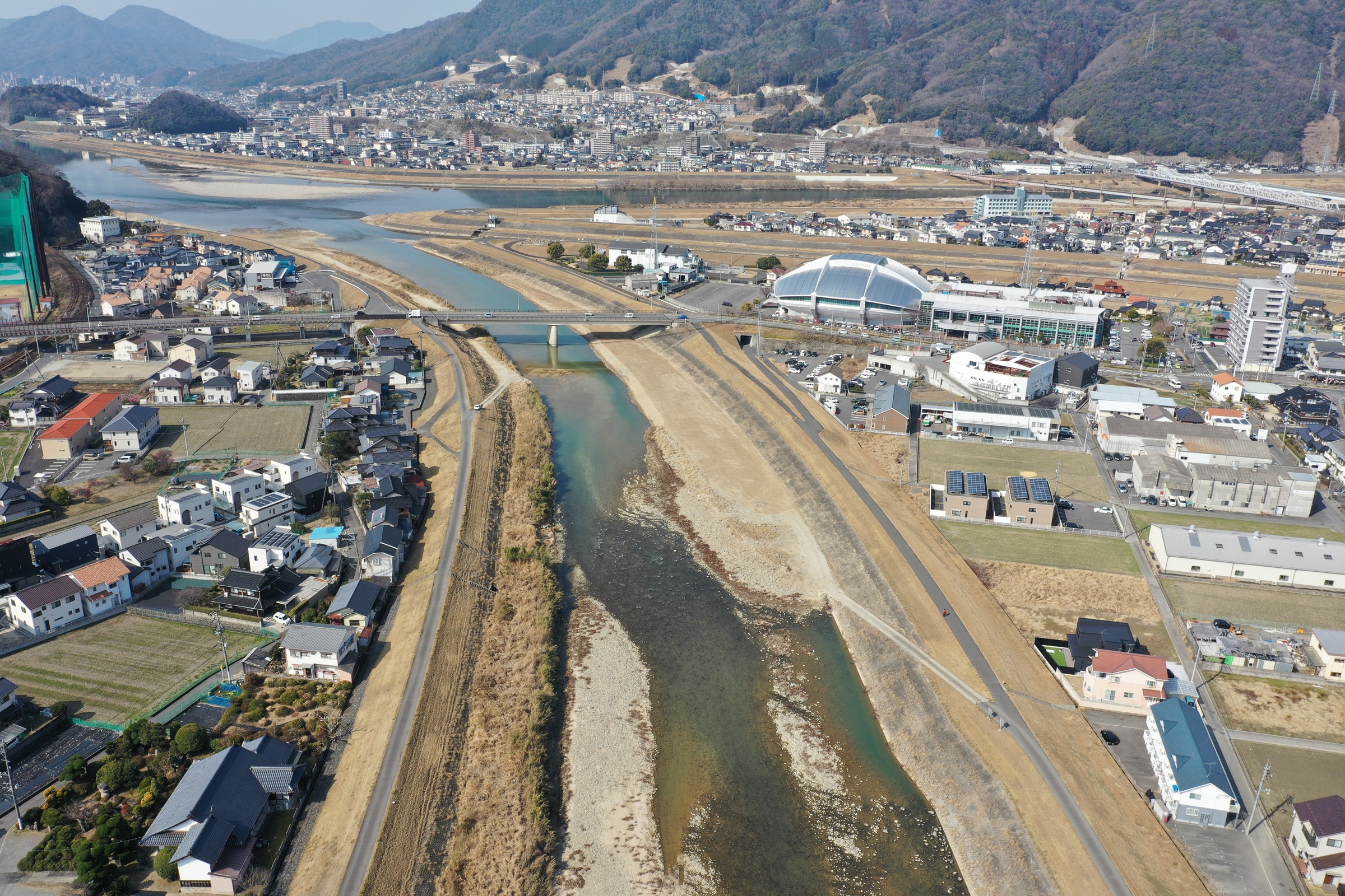 写真：令和３年度太田川可部管内河道掘削外工事