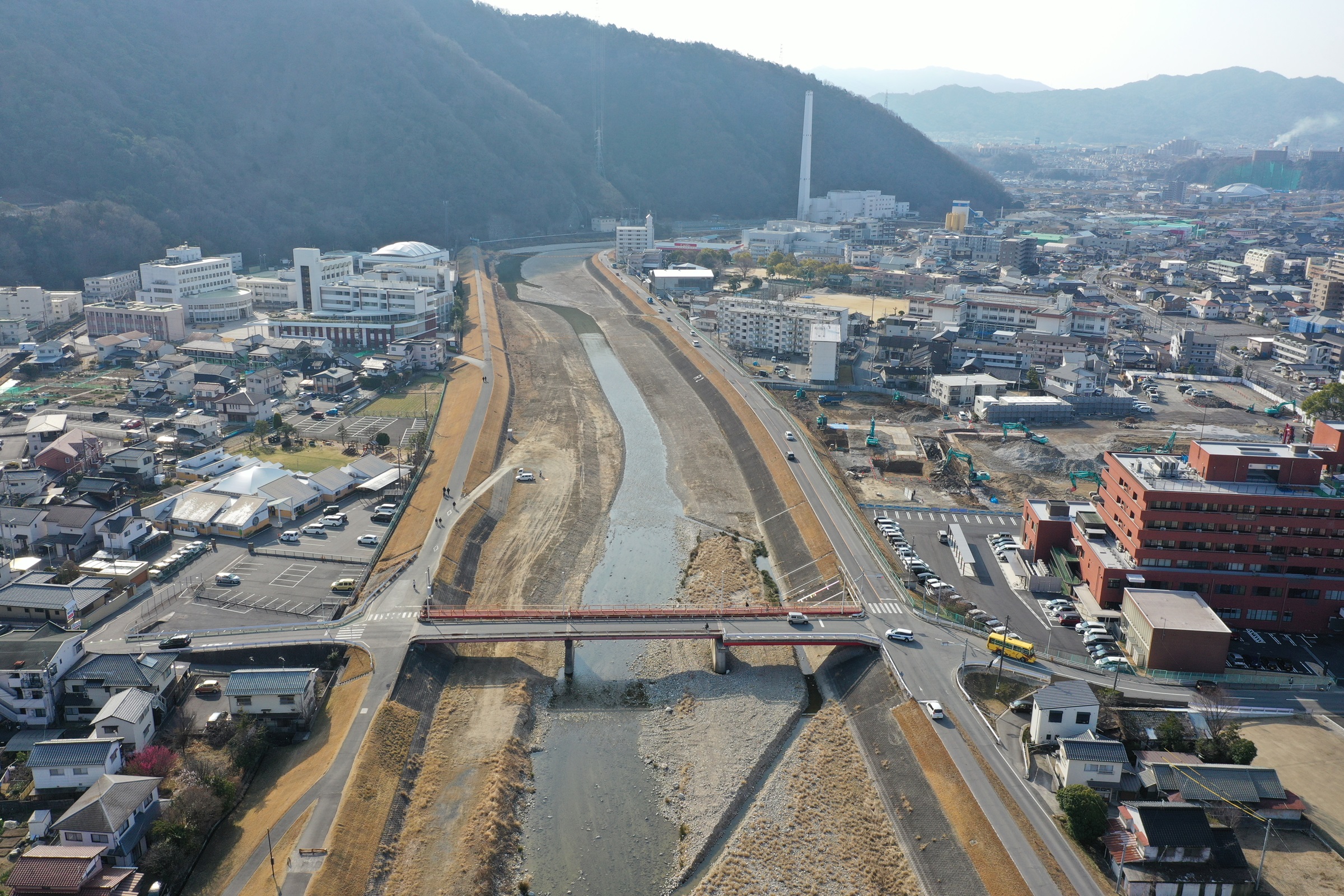 写真：令和３年度太田川可部管内河道掘削外工事